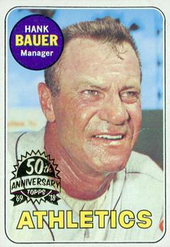 2018 Topps Heritage - 50th Anniversary Buybacks #124 Hank Bauer Front
