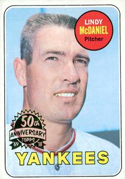 2018 Topps Heritage - 50th Anniversary Buybacks #191 Lindy McDaniel Front