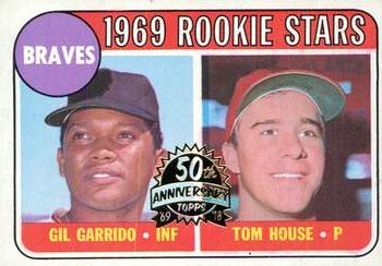 2018 Topps Heritage - 50th Anniversary Buybacks #331 Braves 1969 Rookie Stars Gil Garrido / Tom House Front