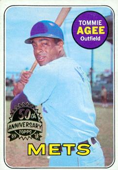 2018 Topps Heritage - 50th Anniversary Buybacks #364 Tommie Agee Front
