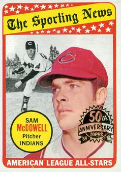 2018 Topps Heritage - 50th Anniversary Buybacks #435 Sam McDowell Front