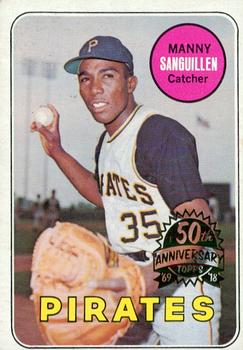 2018 Topps Heritage - 50th Anniversary Buybacks #509 Manny Sanguillen Front