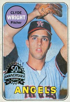 2018 Topps Heritage - 50th Anniversary Buybacks #583 Clyde Wright Front
