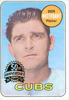 2018 Topps Heritage - 50th Anniversary Buybacks #593 Don Nottebart Front