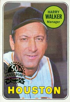 2018 Topps Heritage - 50th Anniversary Buybacks #633 Harry Walker Front