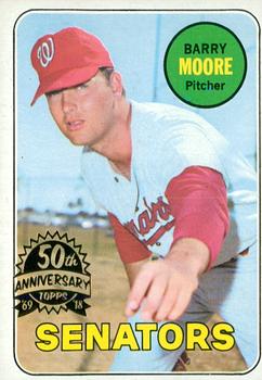 2018 Topps Heritage - 50th Anniversary Buybacks #639 Barry Moore Front