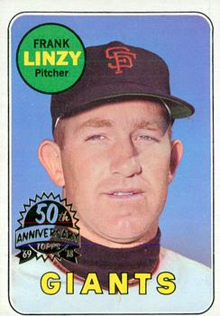 2018 Topps Heritage - 50th Anniversary Buybacks #345 Frank Linzy Front