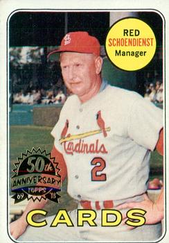 2018 Topps Heritage - 50th Anniversary Buybacks #462 Red Schoendienst Front