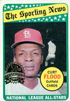 2018 Topps Heritage - 50th Anniversary Buybacks #426 Curt Flood Front