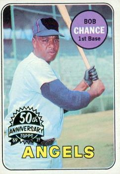 2018 Topps Heritage - 50th Anniversary Buybacks #523 Bob Chance Front