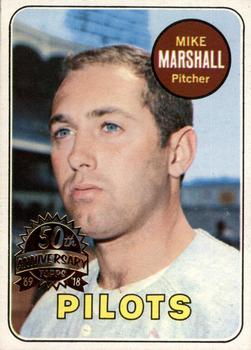 2018 Topps Heritage - 50th Anniversary Buybacks #17 Mike Marshall Front