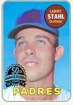 2018 Topps Heritage - 50th Anniversary Buybacks #271 Larry Stahl Front