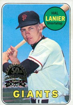 2018 Topps Heritage - 50th Anniversary Buybacks #316 Hal Lanier Front