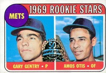 2018 Topps Heritage - 50th Anniversary Buybacks #31 Mets 1969 Rookie Stars Gary Gentry/ Amos Otis Front