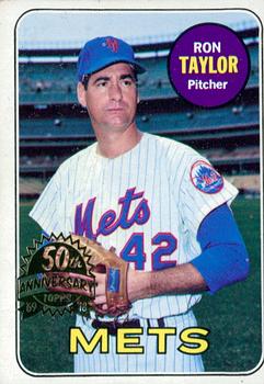 2018 Topps Heritage - 50th Anniversary Buybacks #72 Ron Taylor Front