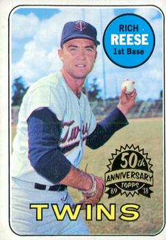 2018 Topps Heritage - 50th Anniversary Buybacks #56 Rich Reese Front