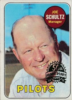 2018 Topps Heritage - 50th Anniversary Buybacks #254 Joe Schultz Front