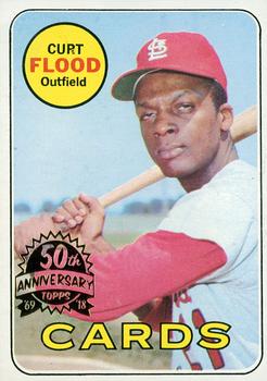2018 Topps Heritage - 50th Anniversary Buybacks #540 Curt Flood Front