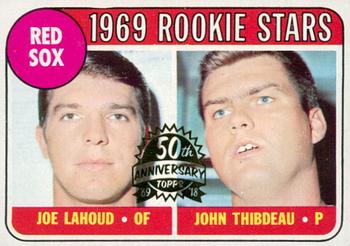 2018 Topps Heritage - 50th Anniversary Buybacks #189 Red Sox 1969 Rookie Stars (Joe Lahoud / John Thibdeau) Front