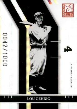 2004 Donruss Elite #190 Lou Gehrig Front