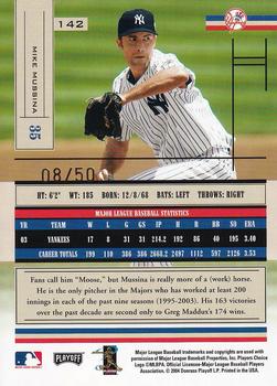 2004 Playoff Absolute Memorabilia - Spectrum Gold #142 Mike Mussina Back