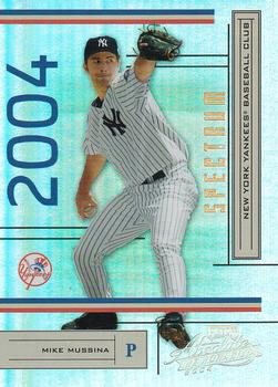 2004 Playoff Absolute Memorabilia - Spectrum Gold #142 Mike Mussina Front