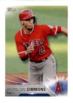 2018 Topps Stickers #2 Andrelton Simmons Front