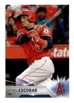 2018 Topps Stickers #3 Yunel Escobar Front