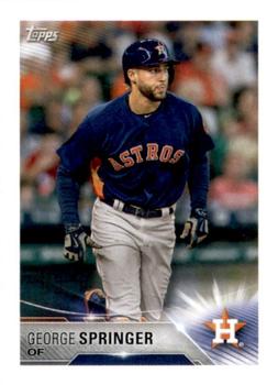 2018 Topps Stickers #12 George Springer Front