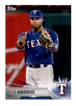 2018 Topps Stickers #67 Elvis Andrus Front
