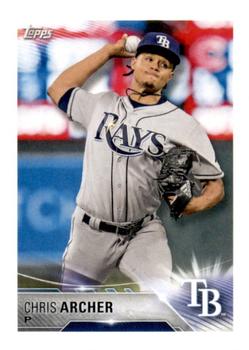 2018 Topps Stickers #81 Chris Archer Front