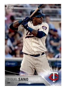2018 Topps Stickers #117 Miguel Sano Front