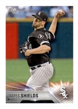 2018 Topps Stickers #125 James Shields Front