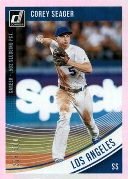2018 Donruss - Career Stat Line #158 Corey Seager Front