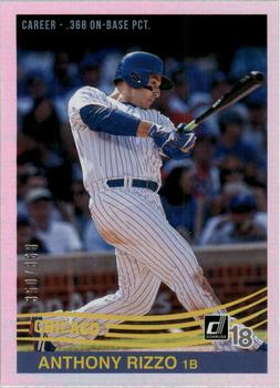 2018 Donruss - Career Stat Line #225 Anthony Rizzo Front
