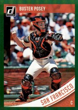 2018 Donruss - Holo Green #167 Buster Posey Front