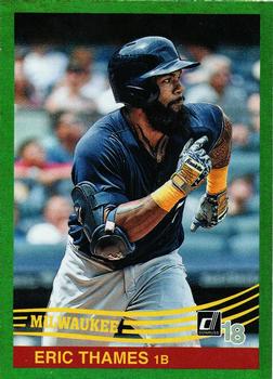 2018 Donruss - Holo Green #248 Eric Thames Front