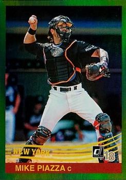 2018 Donruss - Holo Green #252 Mike Piazza Front
