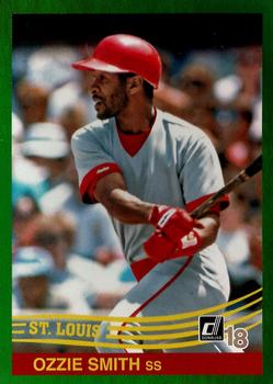2018 Donruss - Holo Green #264 Ozzie Smith Front