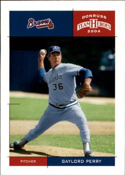 2004 Donruss Team Heroes #41 Gaylord Perry Front
