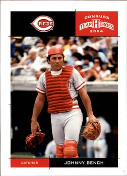 2004 Donruss Team Heroes #111 Johnny Bench Front