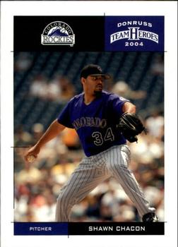 2004 Donruss Team Heroes #140 Shawn Chacon Front