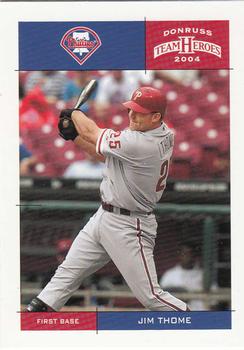 2004 Donruss Team Heroes #312 Jim Thome Front