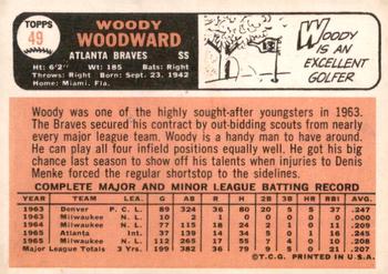 2015 Topps - Topps Originals Buybacks 1966 #49 Woody Woodward Back