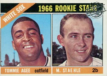 2015 Topps - Topps Originals Buybacks 1966 #164 White Sox 1966 Rookie Stars (Tommie Agee / Marv Staehle) Front