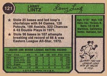 2015 Topps - Topps Originals Buybacks 1974 #121 Larry Lintz Back