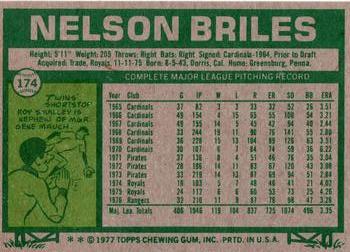 2015 Topps - Topps Originals Buybacks 1977 #174 Nelson Briles Back