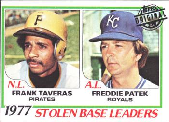 2015 Topps - Topps Originals Buybacks 1978 #204 1977 Stolen Base Leaders (Frank Taveras / Freddie Patek) Front