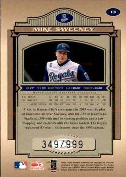 2004 Donruss Timeless Treasures #13 Mike Sweeney Back