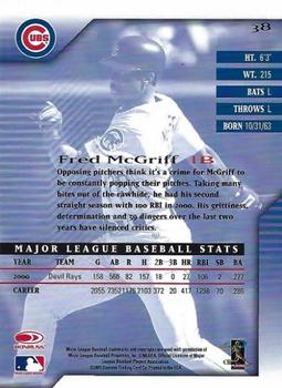 2001 Donruss Signature - 2002 Hawaii Trade Conference #38 Fred McGriff Back